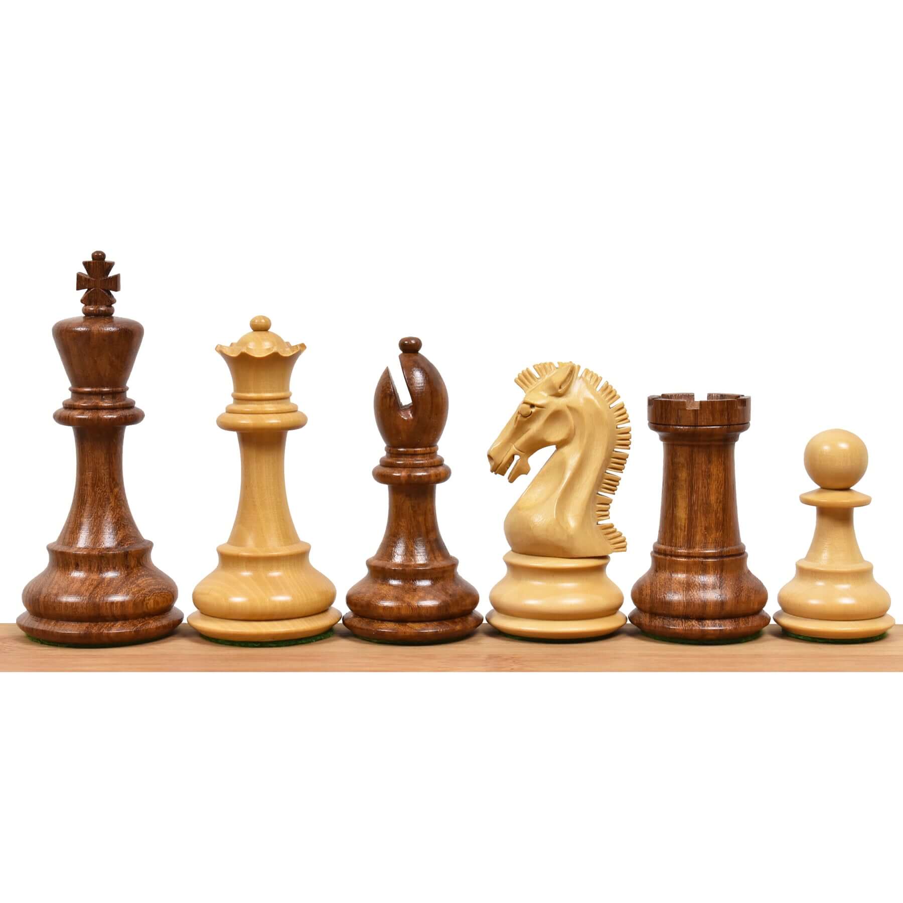 'Dynastie' Chess Pieces <br>Crafted in Acacia and Boxwood