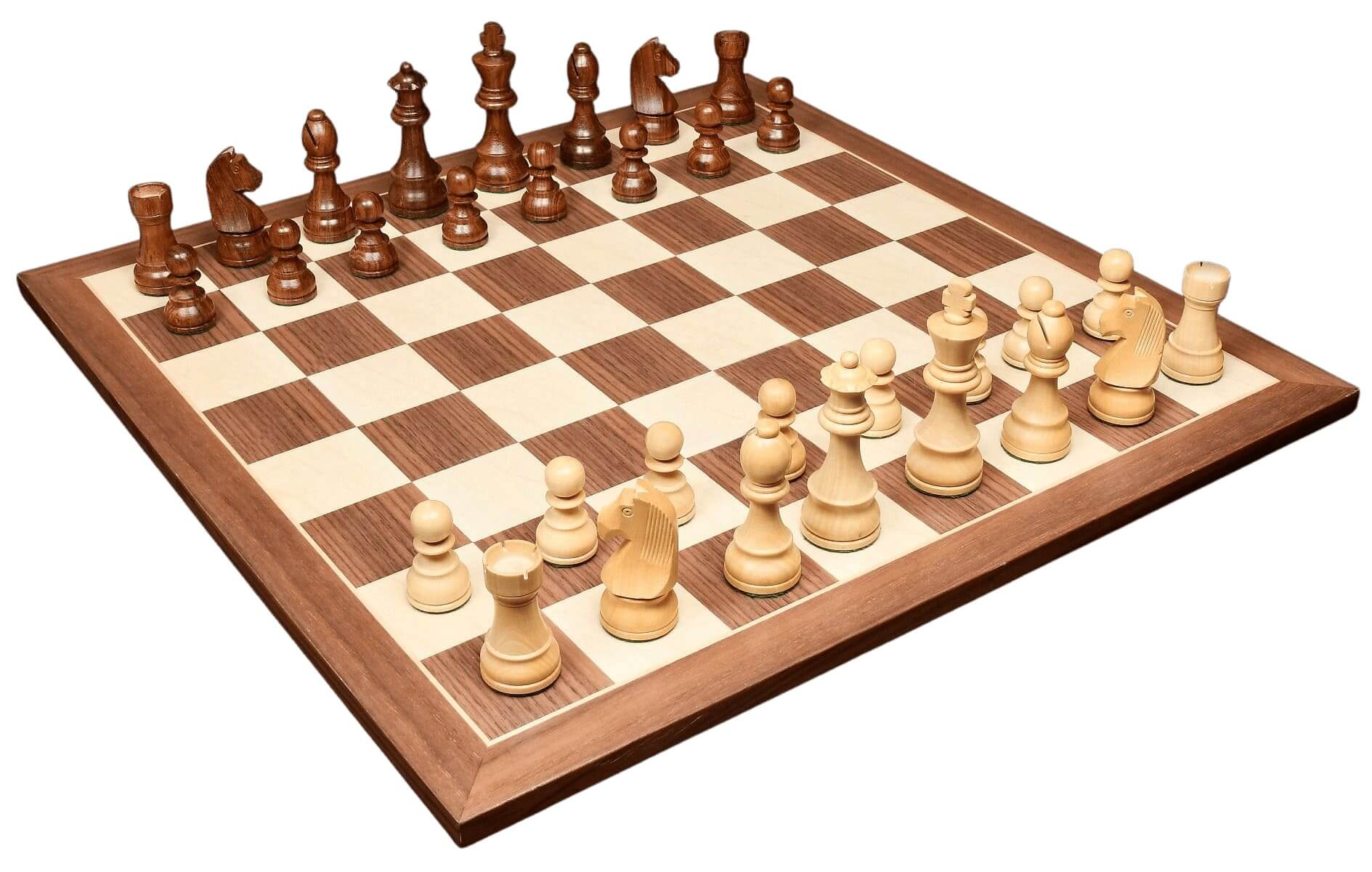 Chess Set 'Empire' <br>Crafted in Walnut and Maple