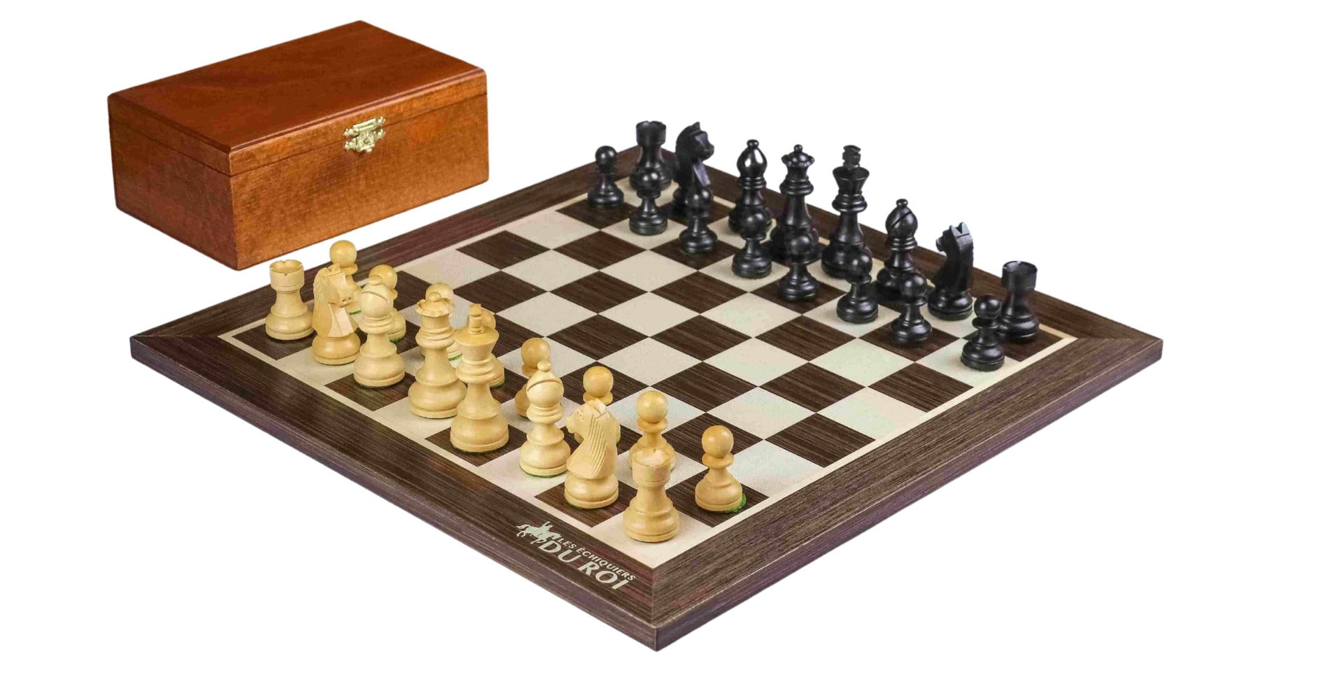 'Noblesse' Chess Set <br>Crafted in Ebony and Boxwood