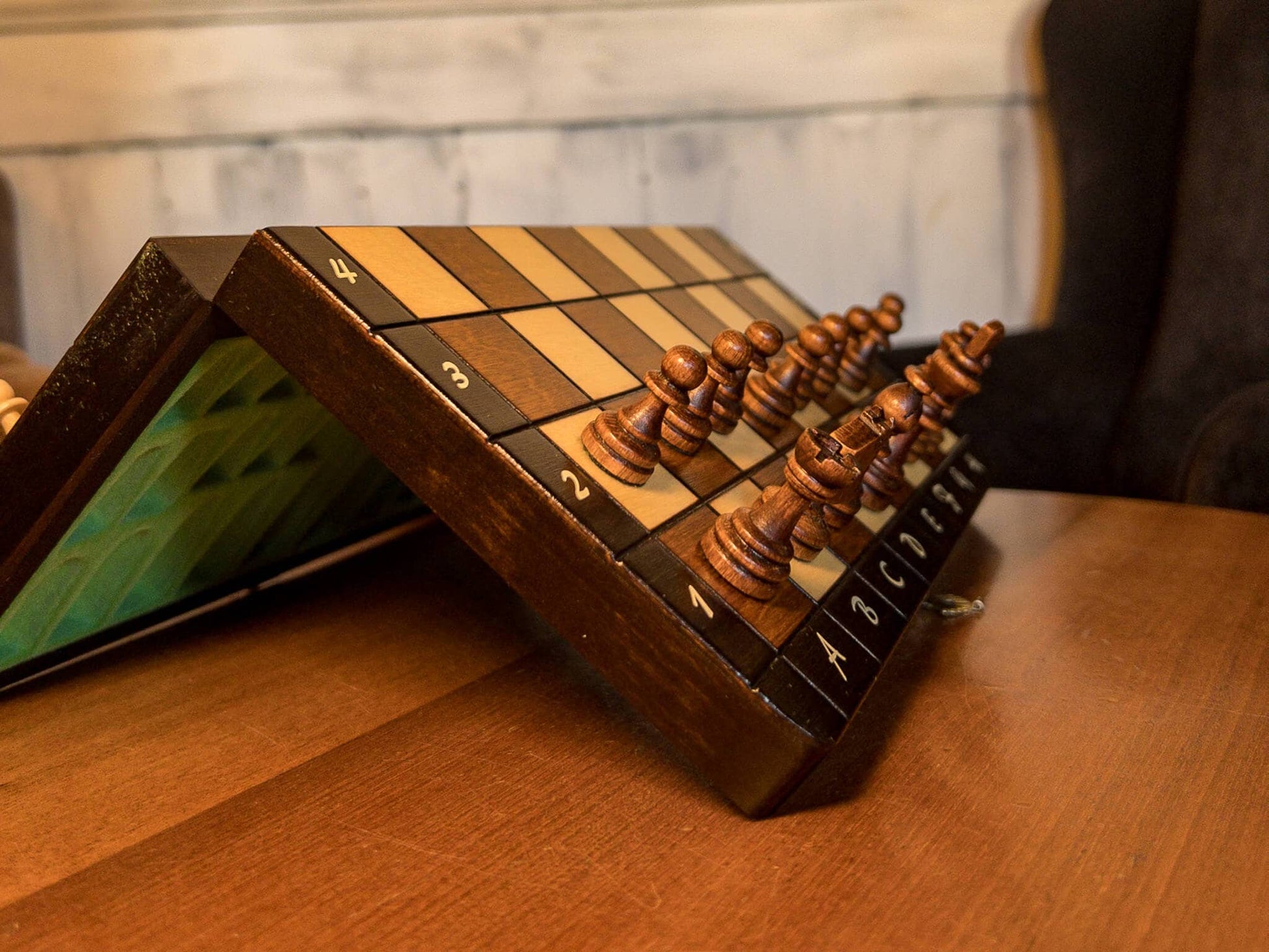 'Aventure' Chess Set <br>Crafted in Maple and Hornbeam