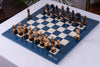 'Royal Blue' Chess Set <br>Crafted in Sycamore