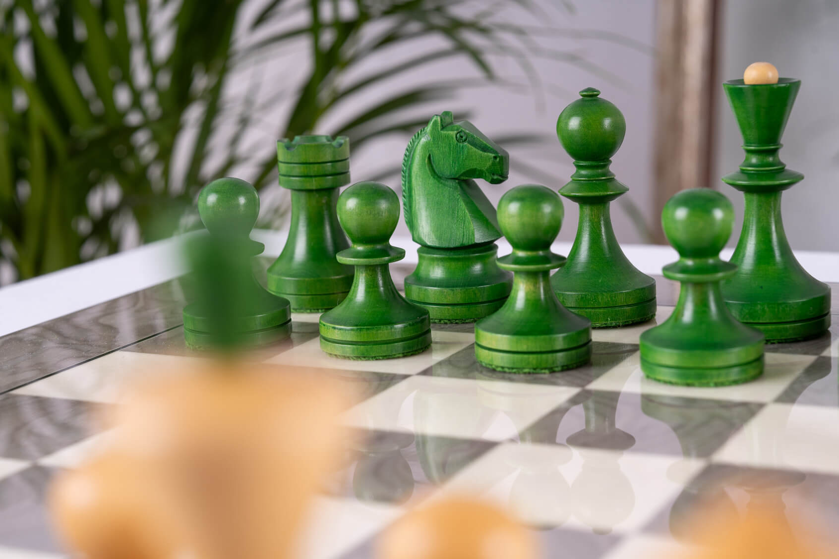 'Emerald' Chess Set <br>Crafted in Ashwood