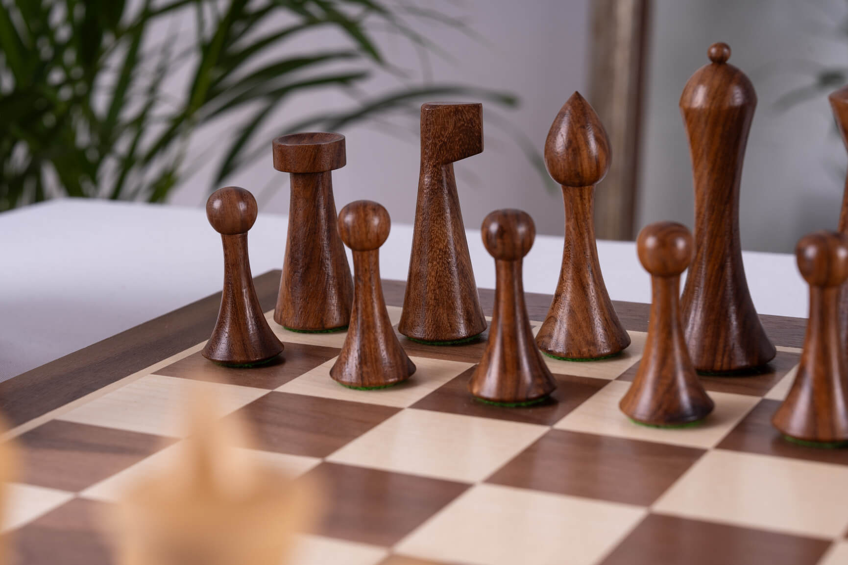 'Odyssey' Chess Set <br>Crafted in Walnut Wood