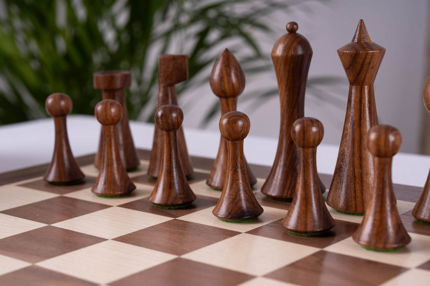 'Odyssey' Chess Set <br>Crafted in Walnut Wood