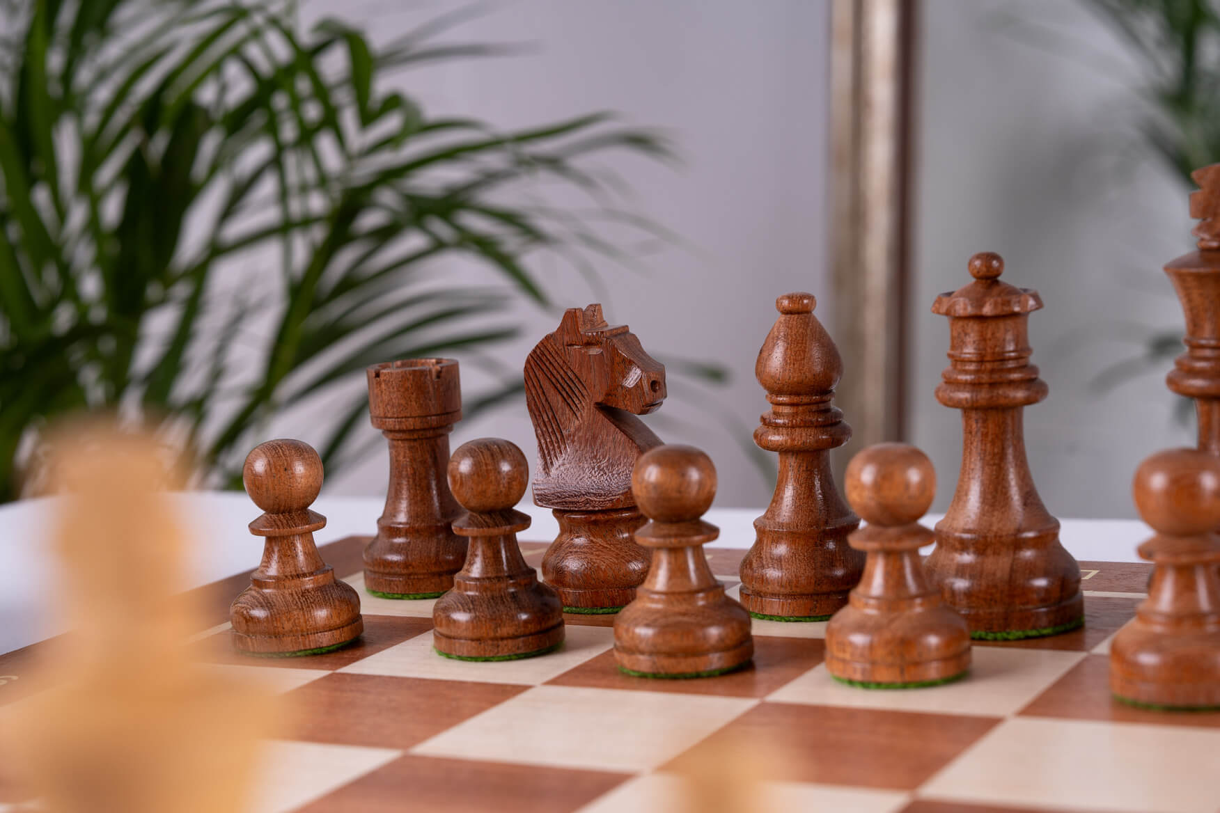 'Delicacy' Chess Set <br>Crafted in Mahogany