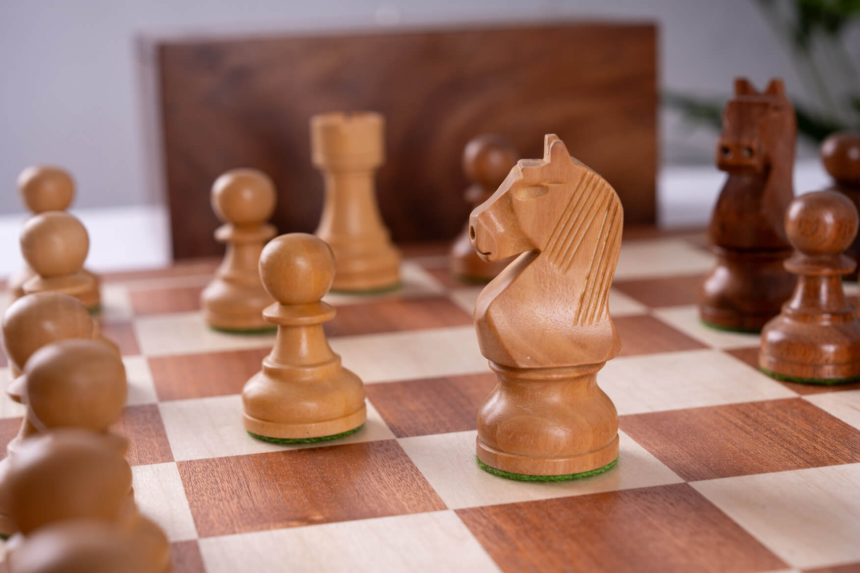 'Delicacy' Chess Set <br>Crafted in Mahogany