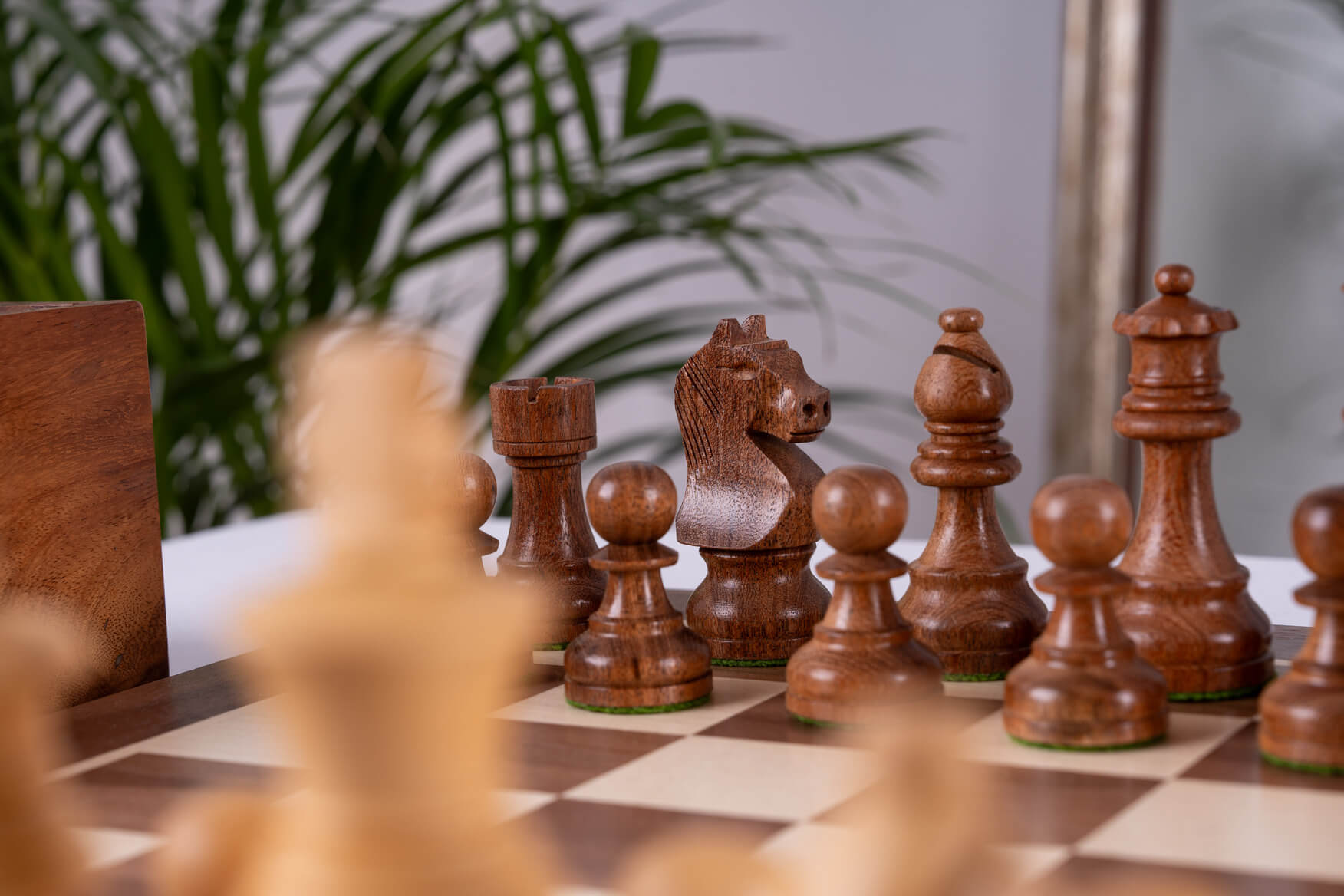 'Authentique' Chess Set <br>Crafted in Walnut and Maple