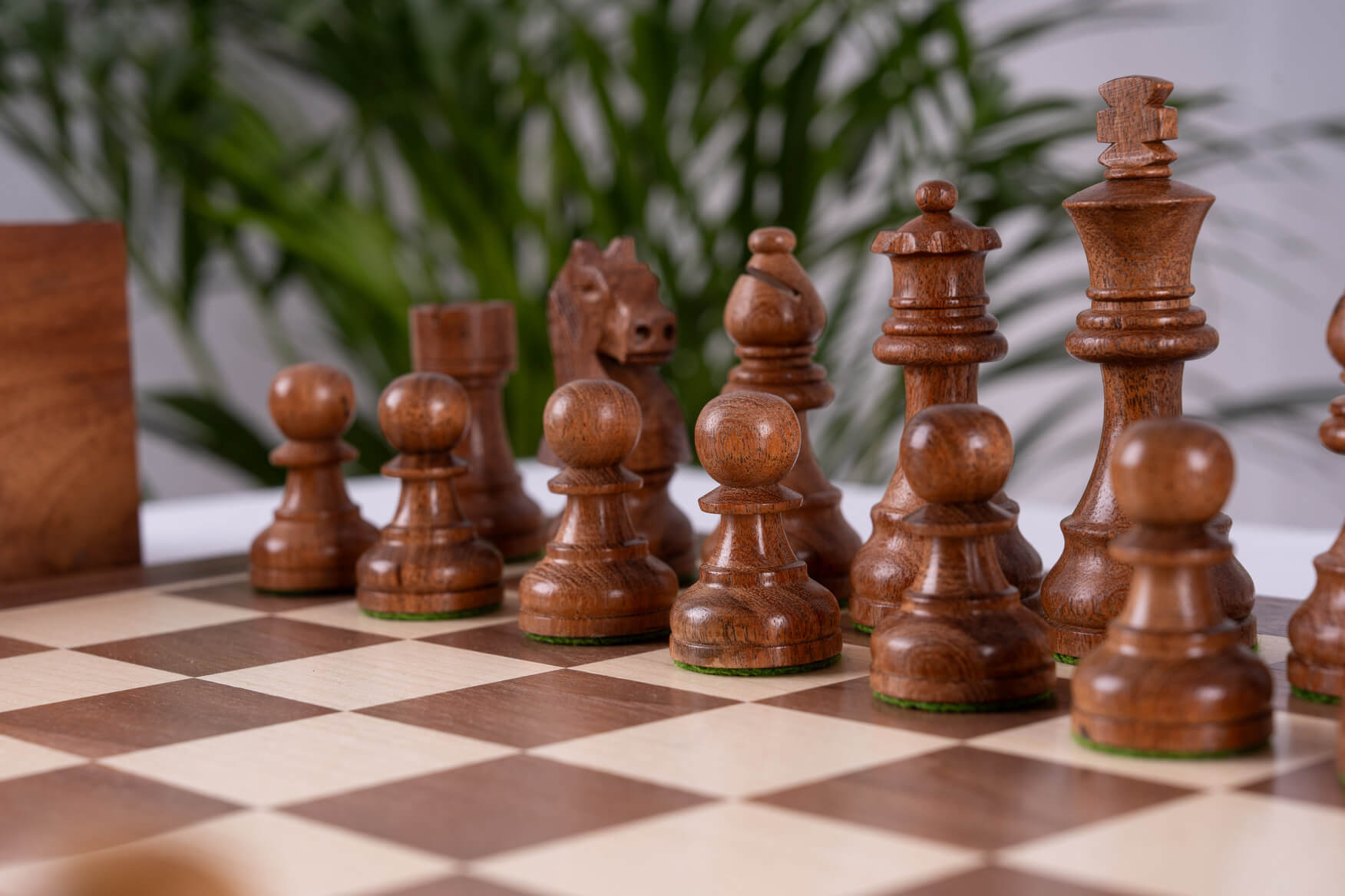 'Authentique' Chess Set <br>Crafted in Walnut and Maple