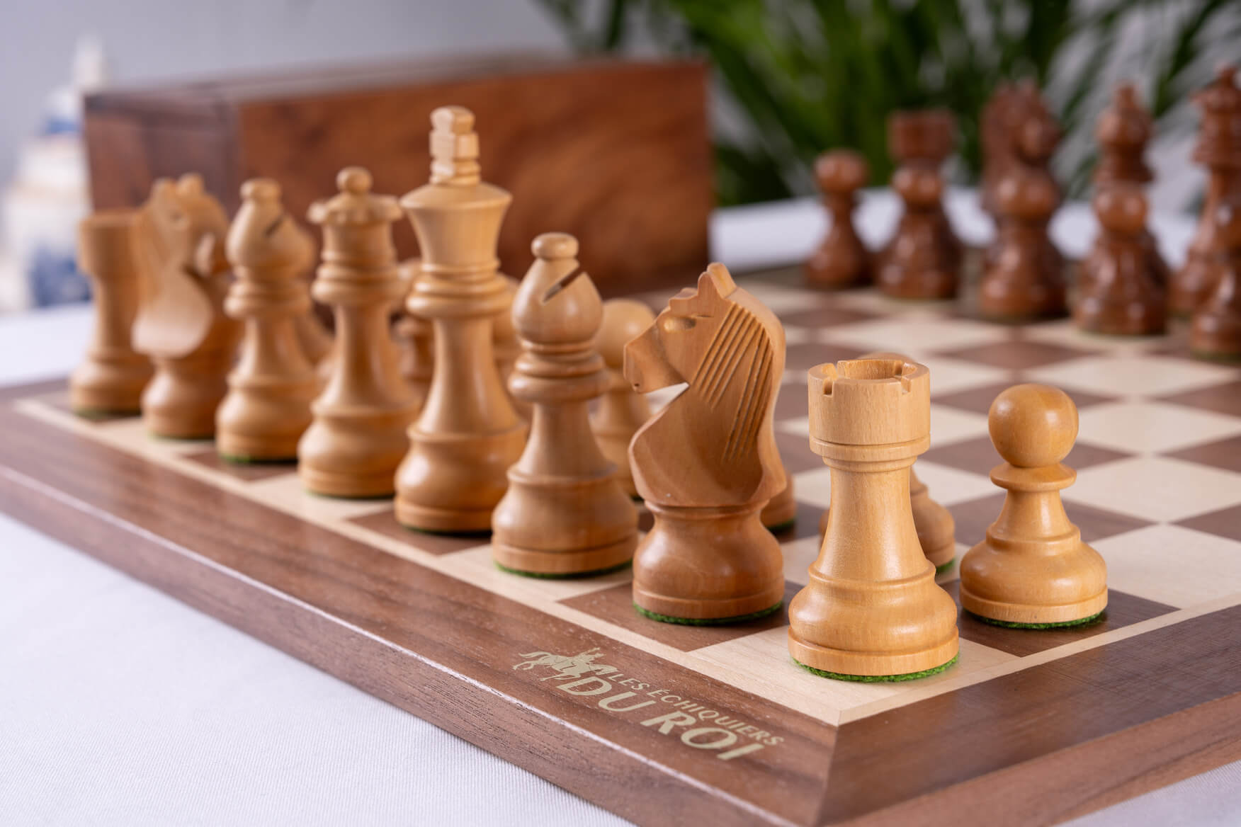 'Authentique' Chess Set <br>Crafted in Walnut and Maple