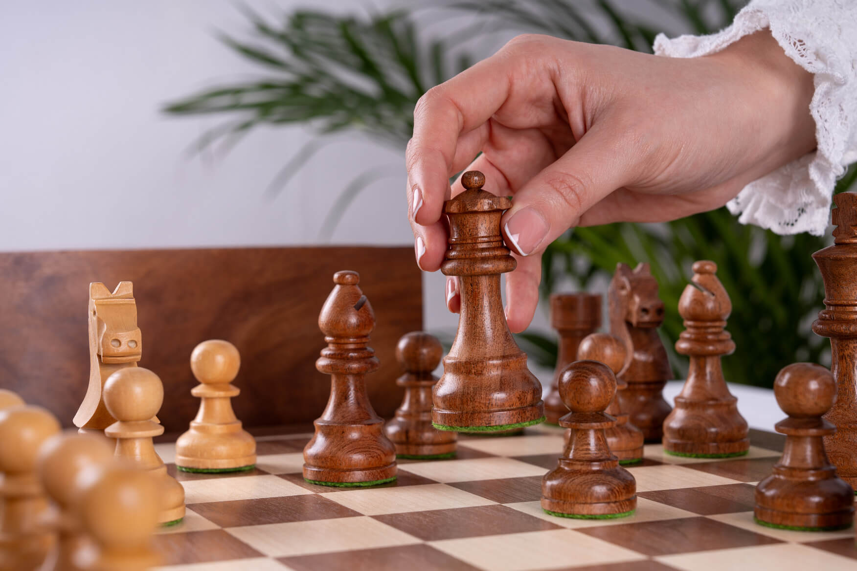 'Authentique' Chess Set <br>Crafted in Walnut and Maple