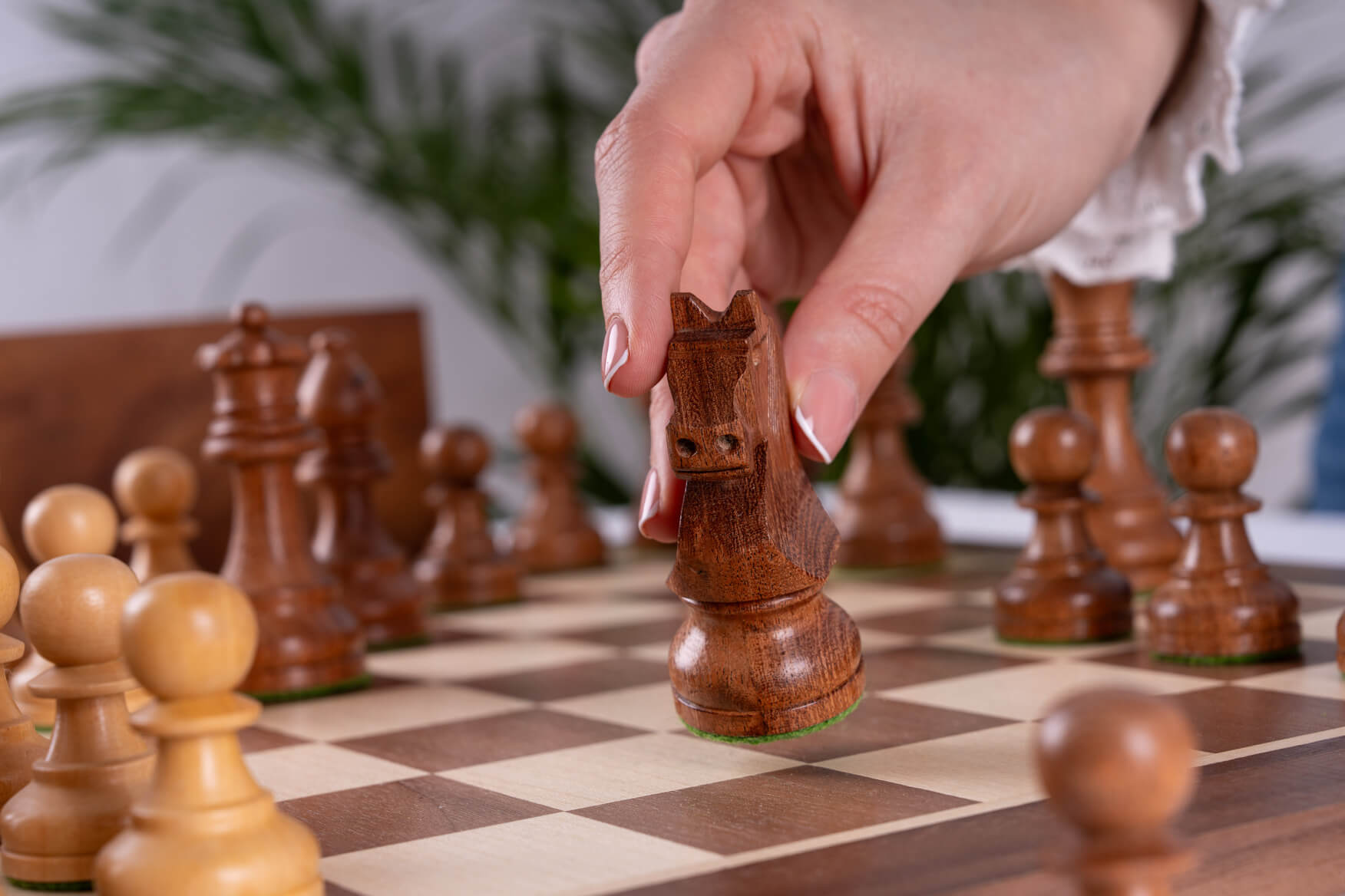 'Authentique' Chess Set <br>Crafted in Walnut and Maple