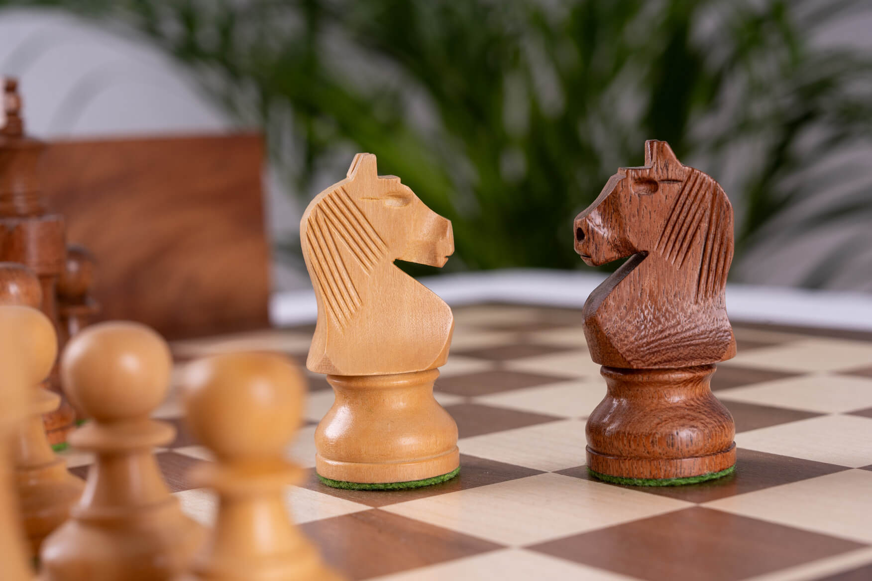 'Authentique' Chess Set <br>Crafted in Walnut and Maple