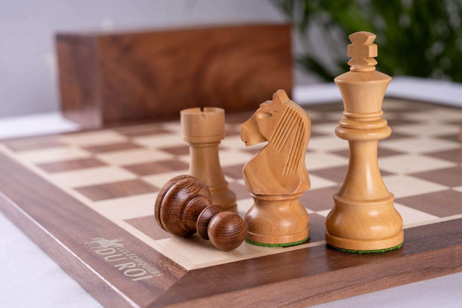 'Authentique' Chess Set <br>Crafted in Walnut and Maple