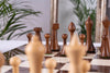 'Terre de Sienne' Chess Set <br>Crafted in Ashwood