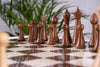 'Terre de Sienne' Chess Set <br>Crafted in Ashwood