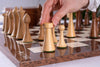 'Terre de Sienne' Chess Set <br>Crafted in Ashwood