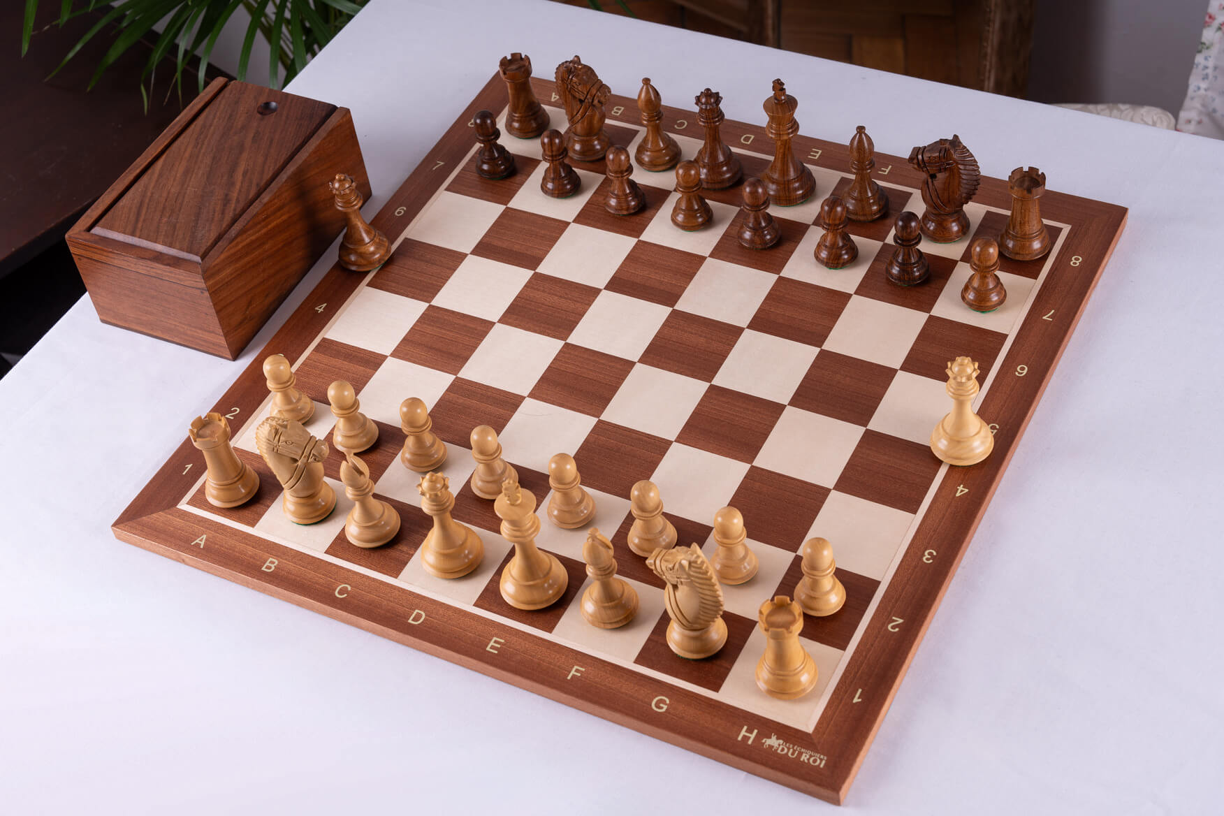 'Prowess' Chess Set <br>Crafted in Mahogany Wood