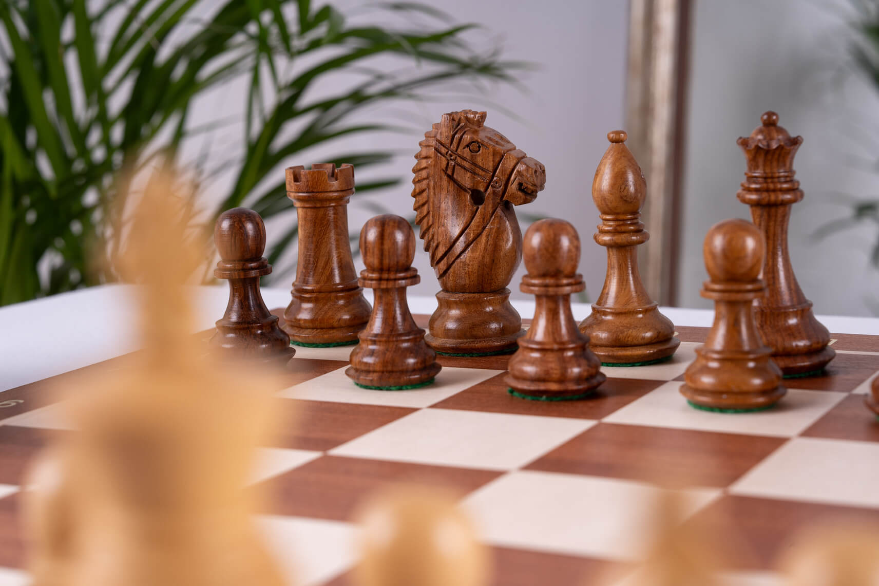 'Prowess' Chess Set <br>Crafted in Mahogany Wood