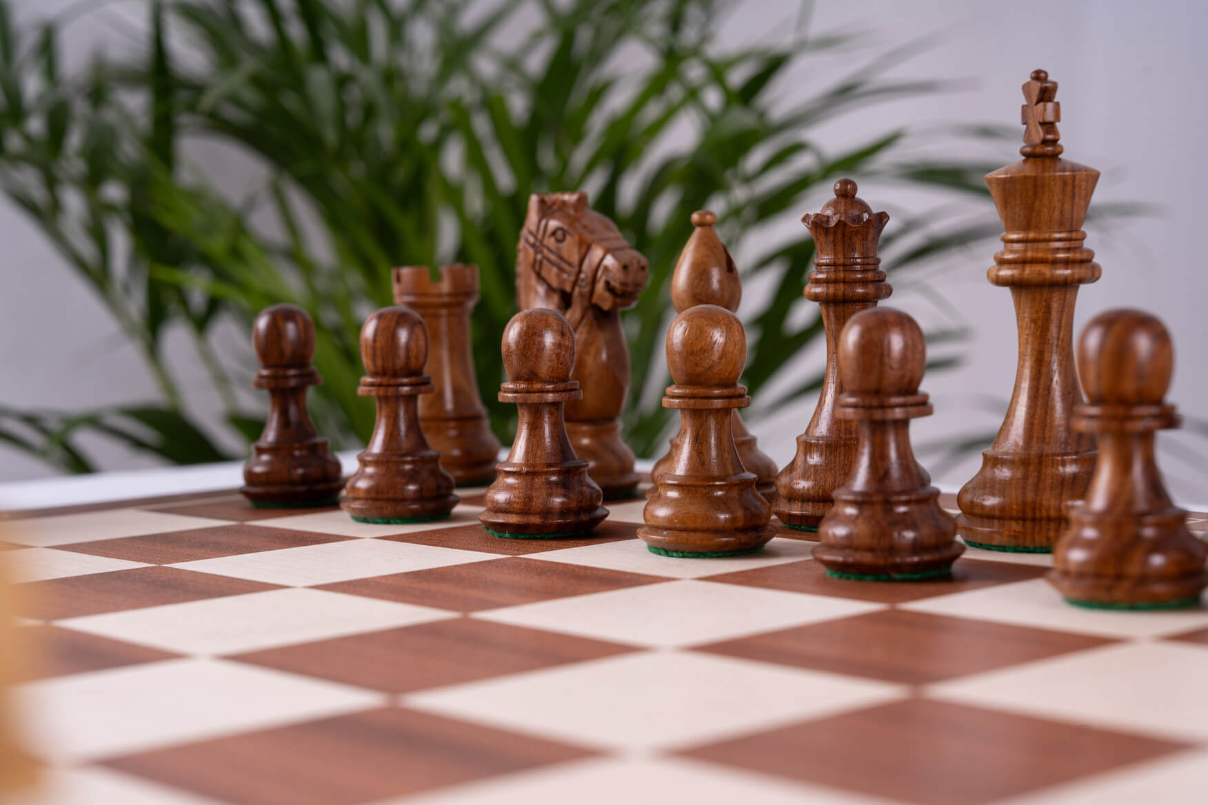 'Prowess' Chess Set <br>Crafted in Mahogany Wood