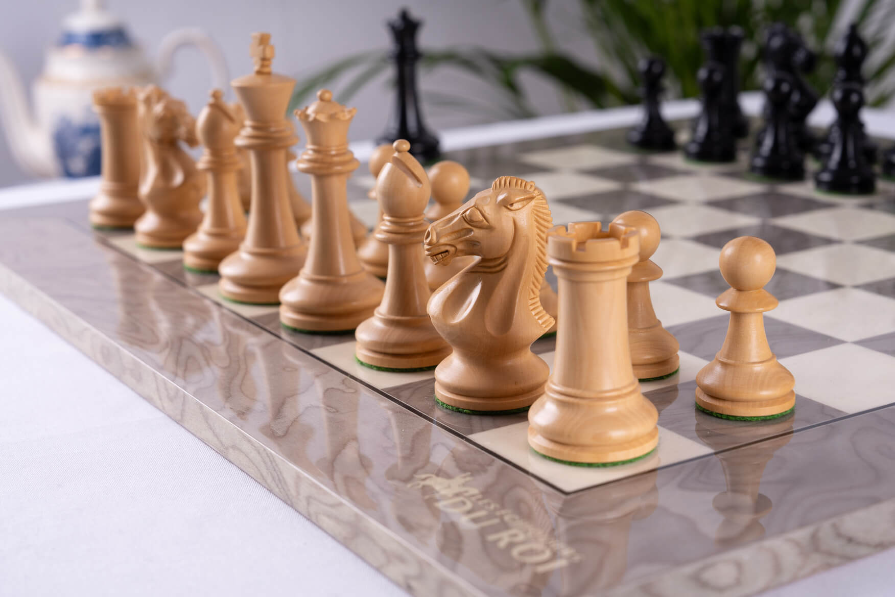 'Courtesy' Chess Set <br>Crafted in Ash and Ebony