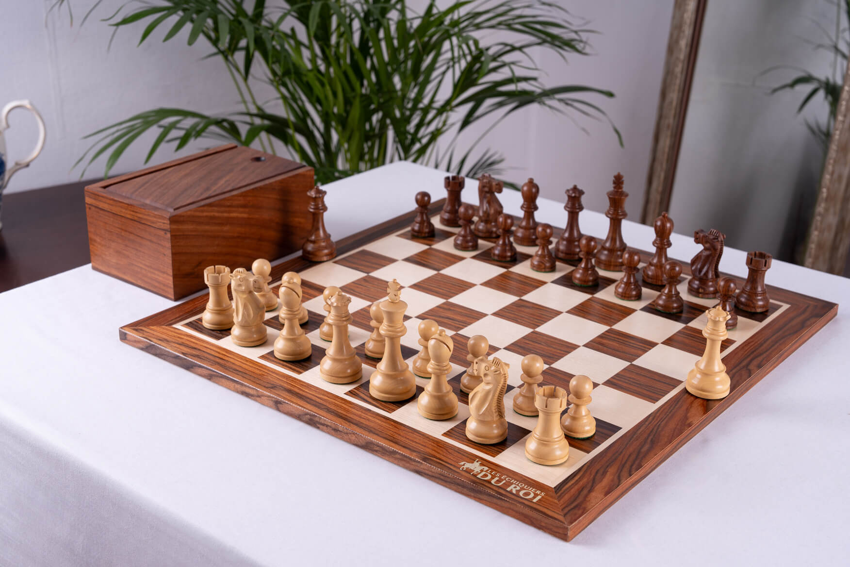 'Bravery' Chess Set <br>Crafted in Rosewood