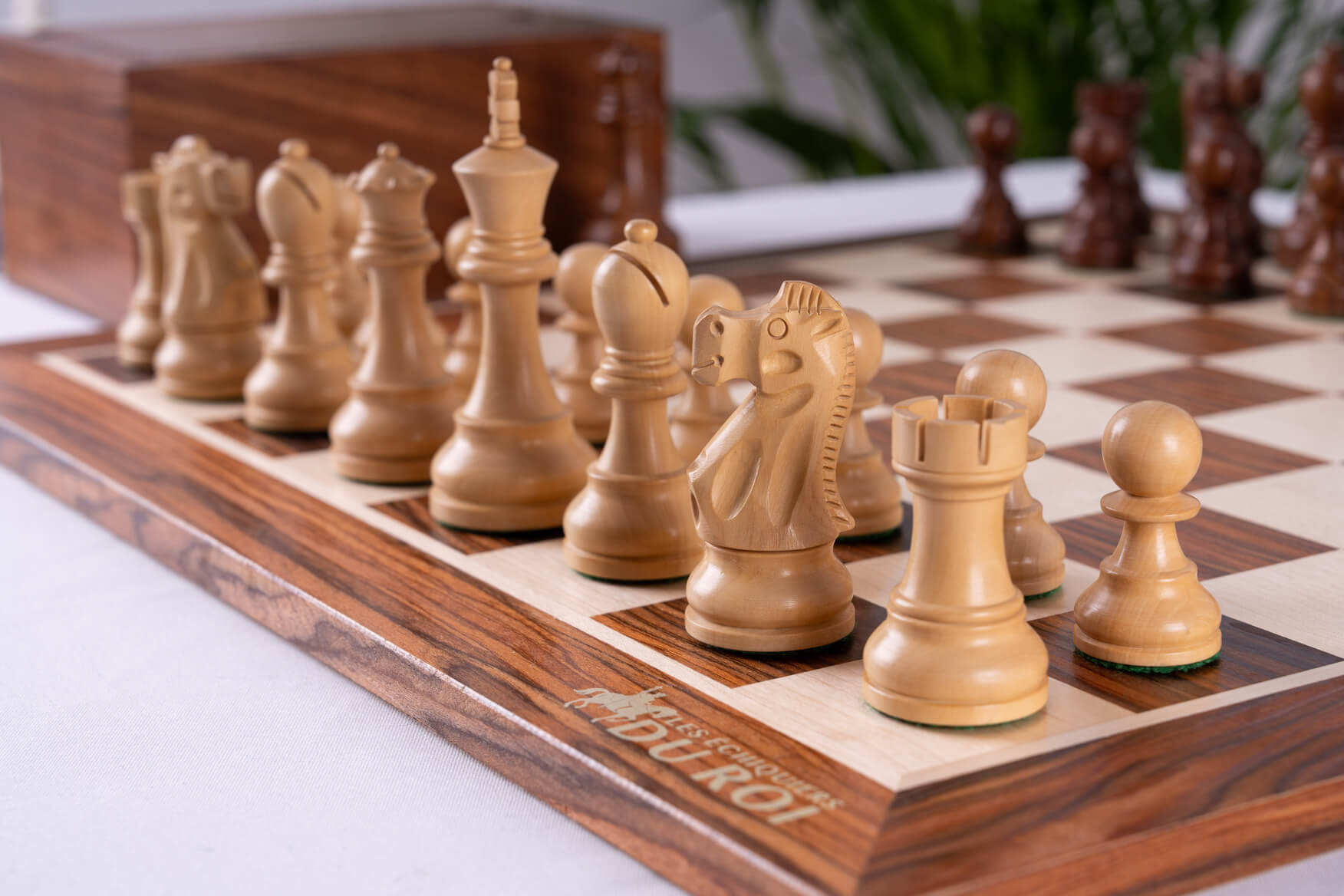 'Bravery' Chess Set <br>Crafted in Rosewood