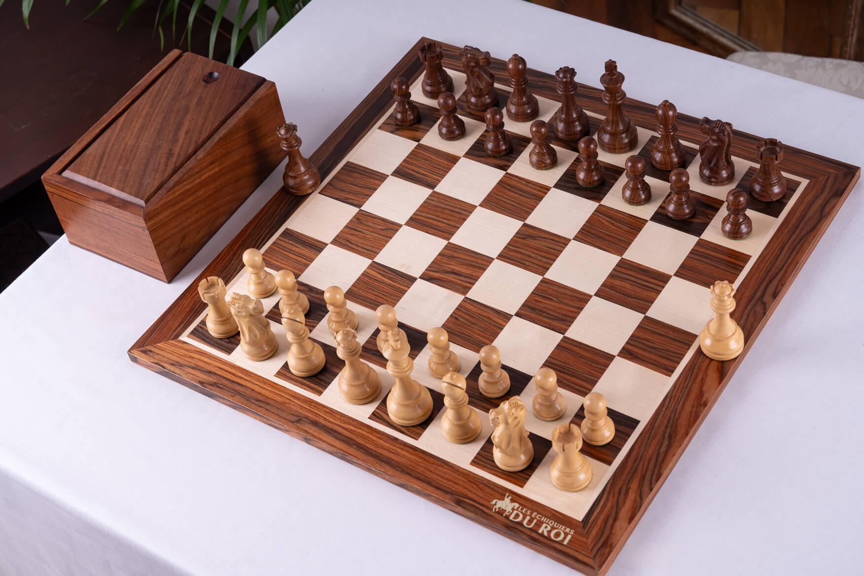 'Bravery' Chess Set <br>Crafted in Rosewood