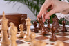 'Bravery' Chess Set <br>Crafted in Rosewood