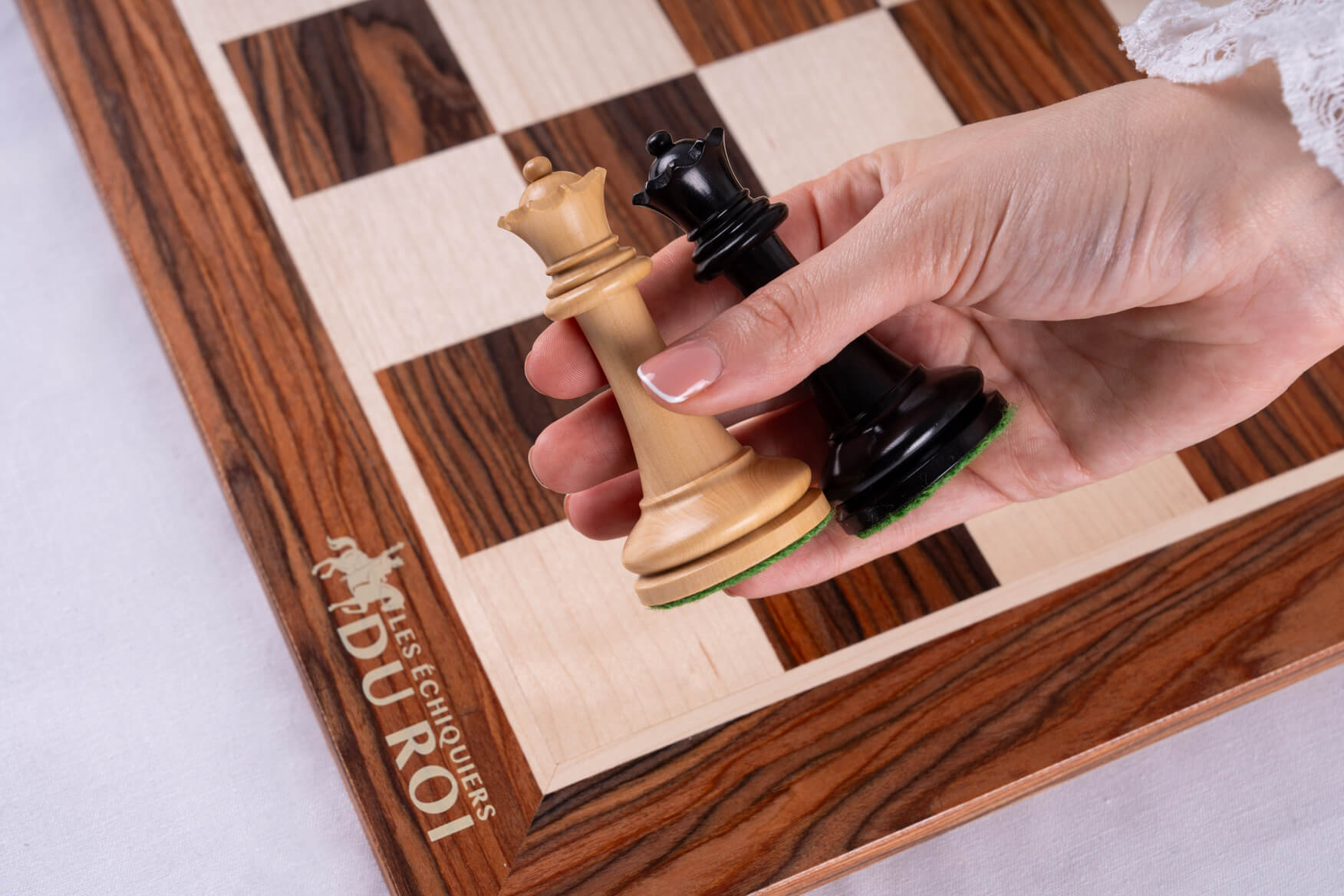 'Harmony' Chess Set <br>Crafted in Rosewood and Maple