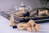 'Blueberry' Chess Set <br>in Hornbeam Wood