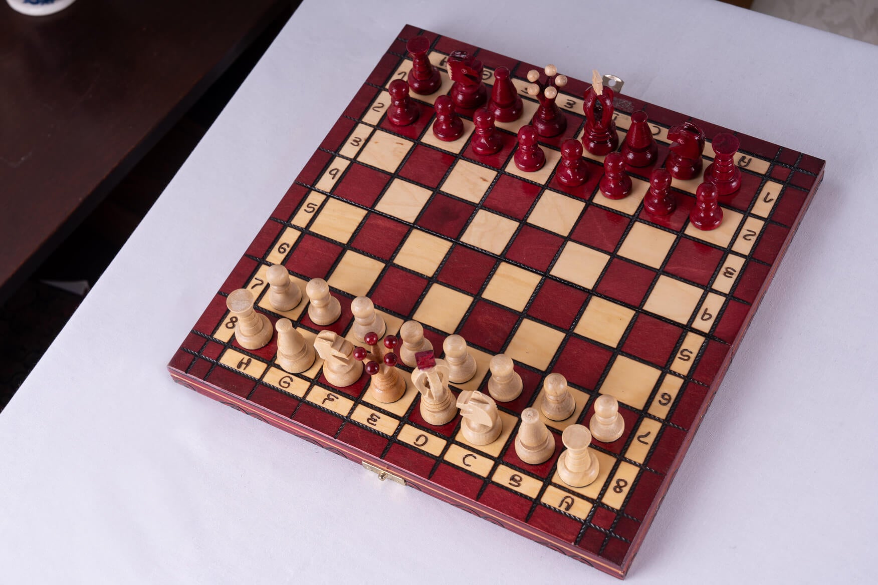 'Cherry' Chess Set <br>Crafted in Cherry Wood