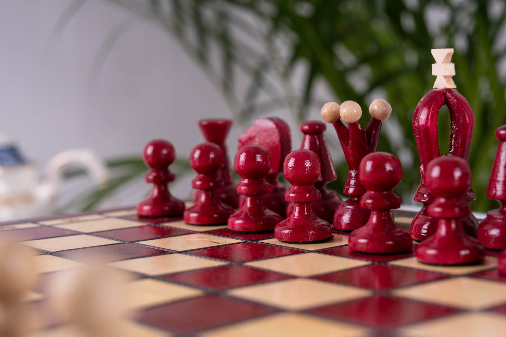 'Cherry' Chess Set <br>Crafted in Cherry Wood