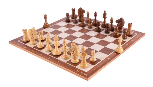 'Prowess' Chess Set <br>Crafted in Mahogany Wood