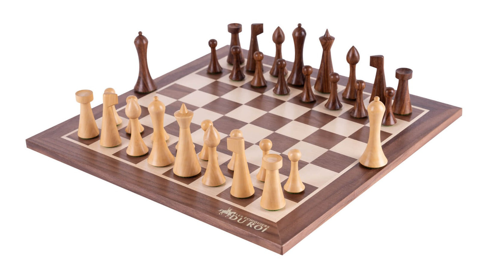 'Odyssey' Chess Set <br>Crafted in Walnut Wood