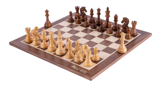 'Dynasty' Chess Set <br>Crafted in Walnut Wood