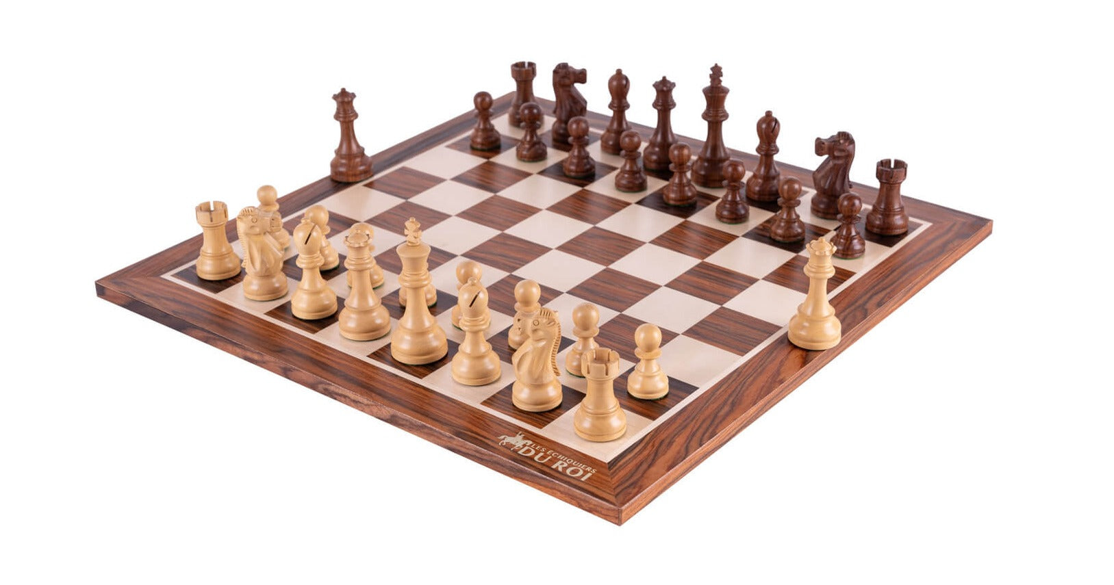 'Bravery' Chess Set <br>Crafted in Rosewood