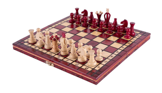 'Cherry' Chess Set <br>Crafted in Cherry Wood