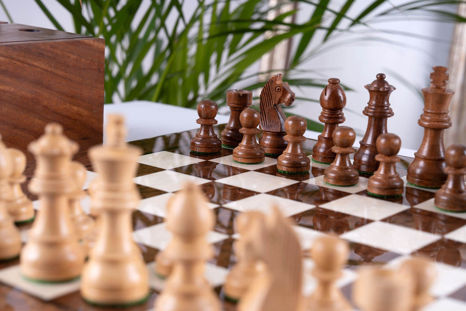 Supreme Chess Set <br>in Ash and Boxwood