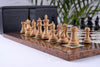 Warrior Chess Set in Ash and Boxwood