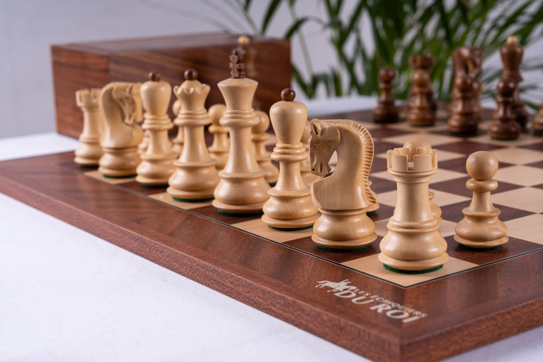 Triumph Chess Set <br>in Mahogany Wood