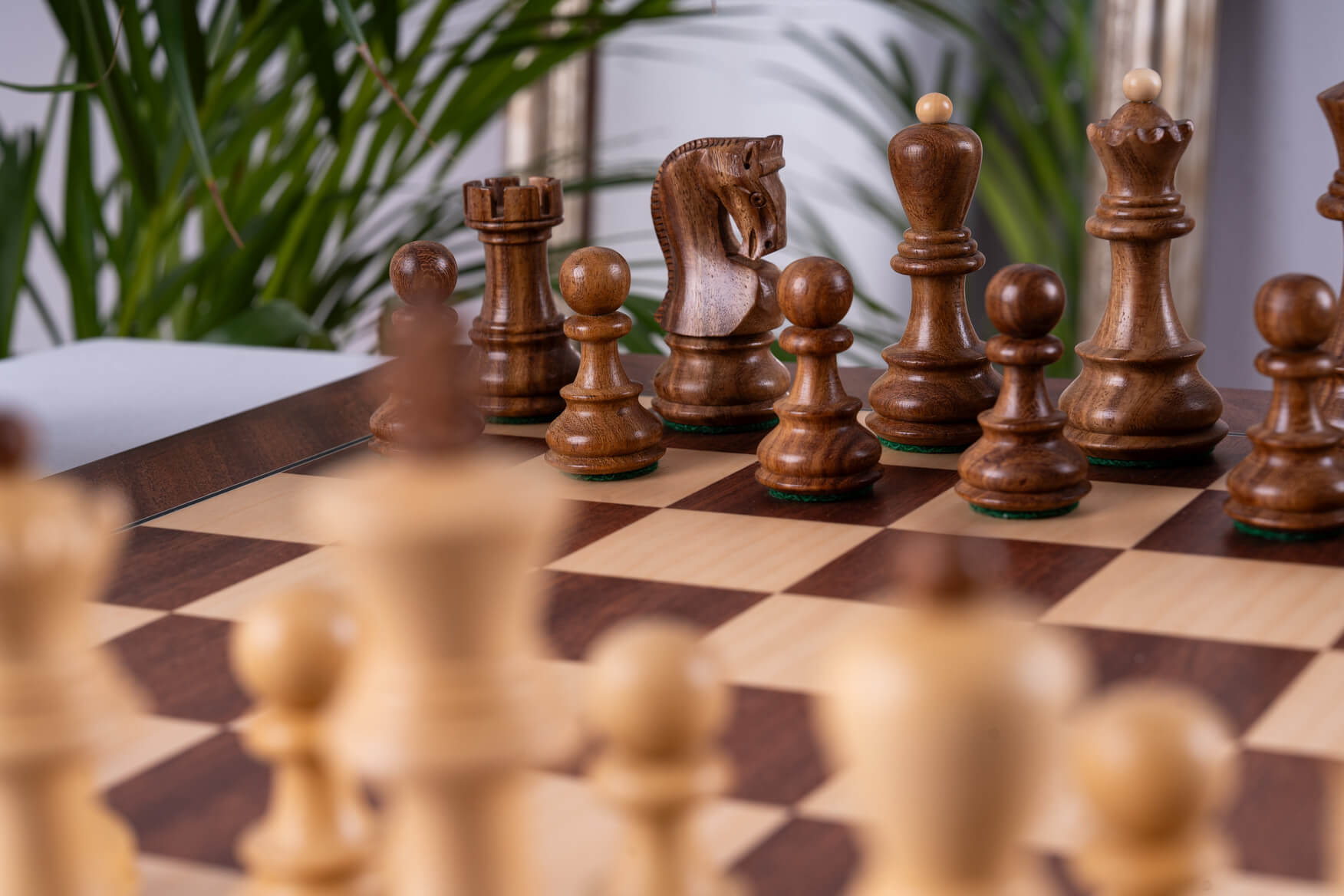 Triumph Chess Set <br>in Mahogany Wood