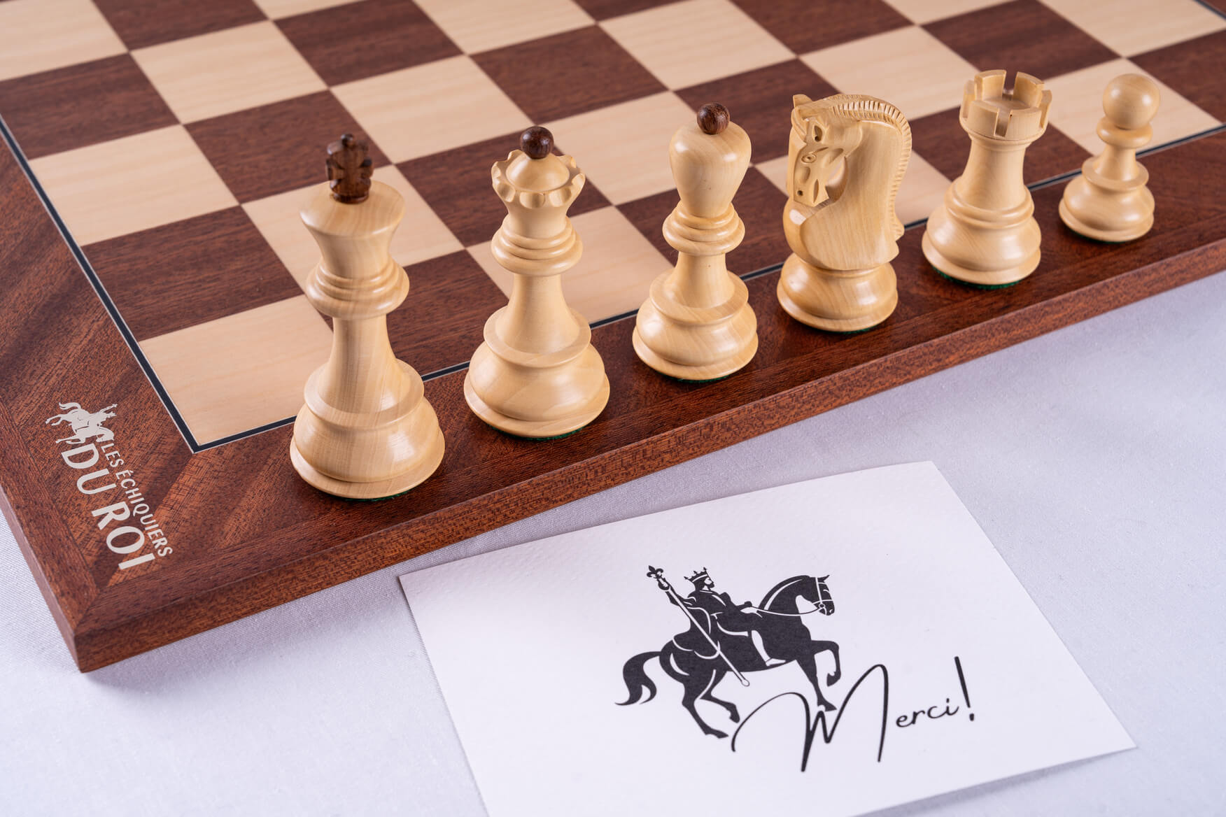 Triumph Chess Set <br>in Mahogany Wood