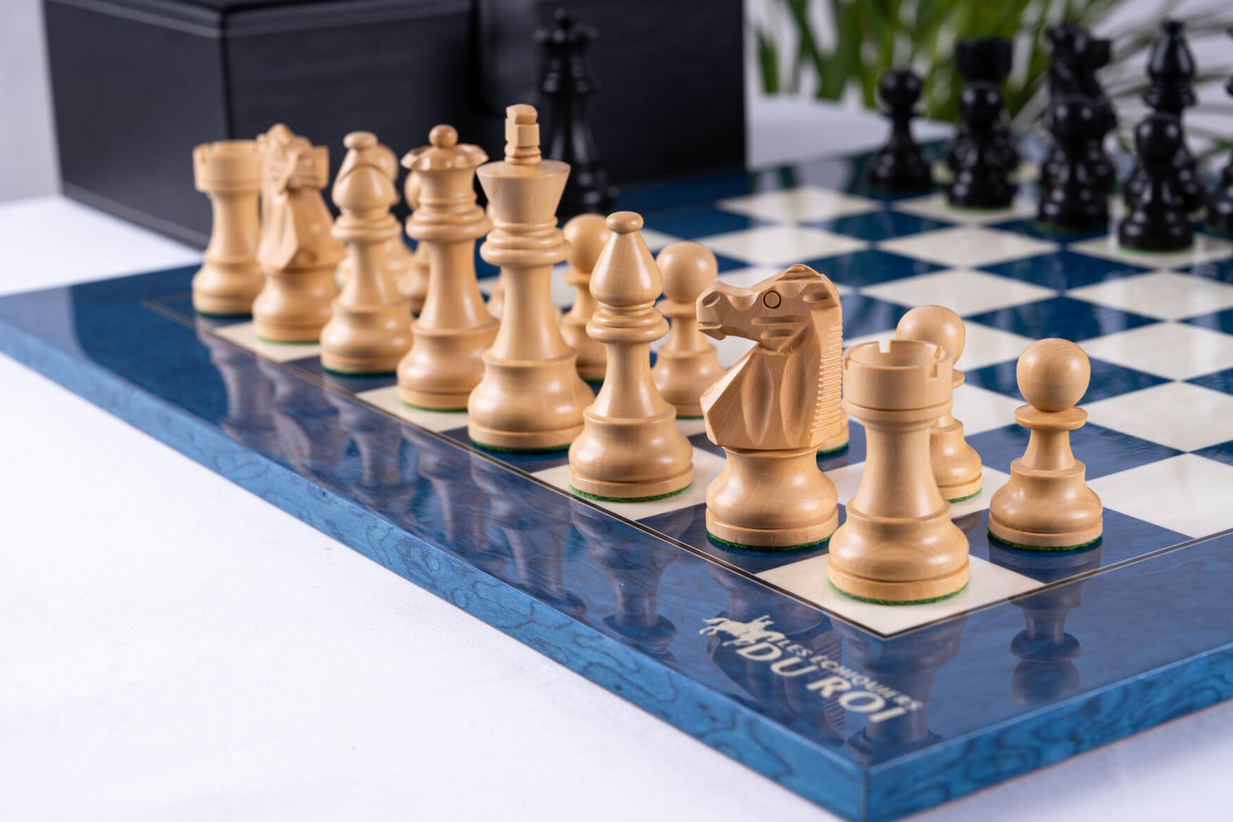 Strategist Chess Set <br>in Ash and Boxwood