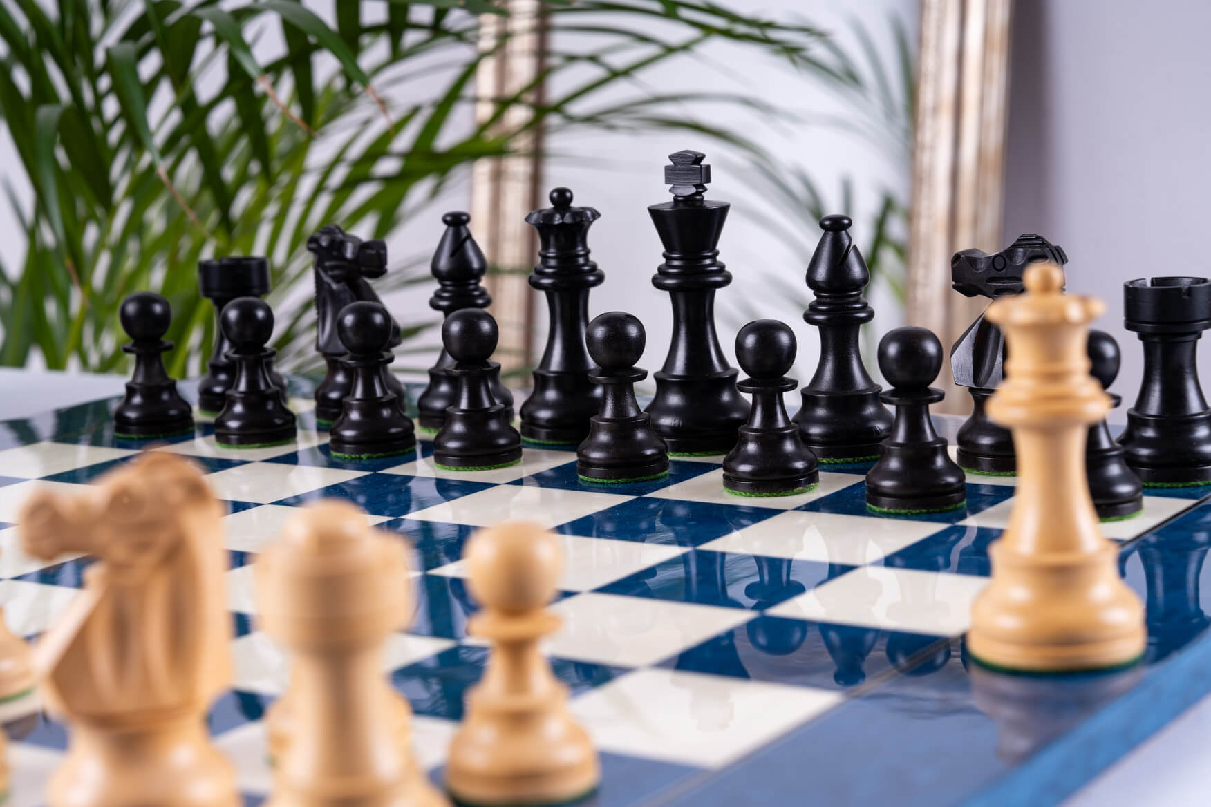 Strategist Chess Set <br>in Ash and Boxwood