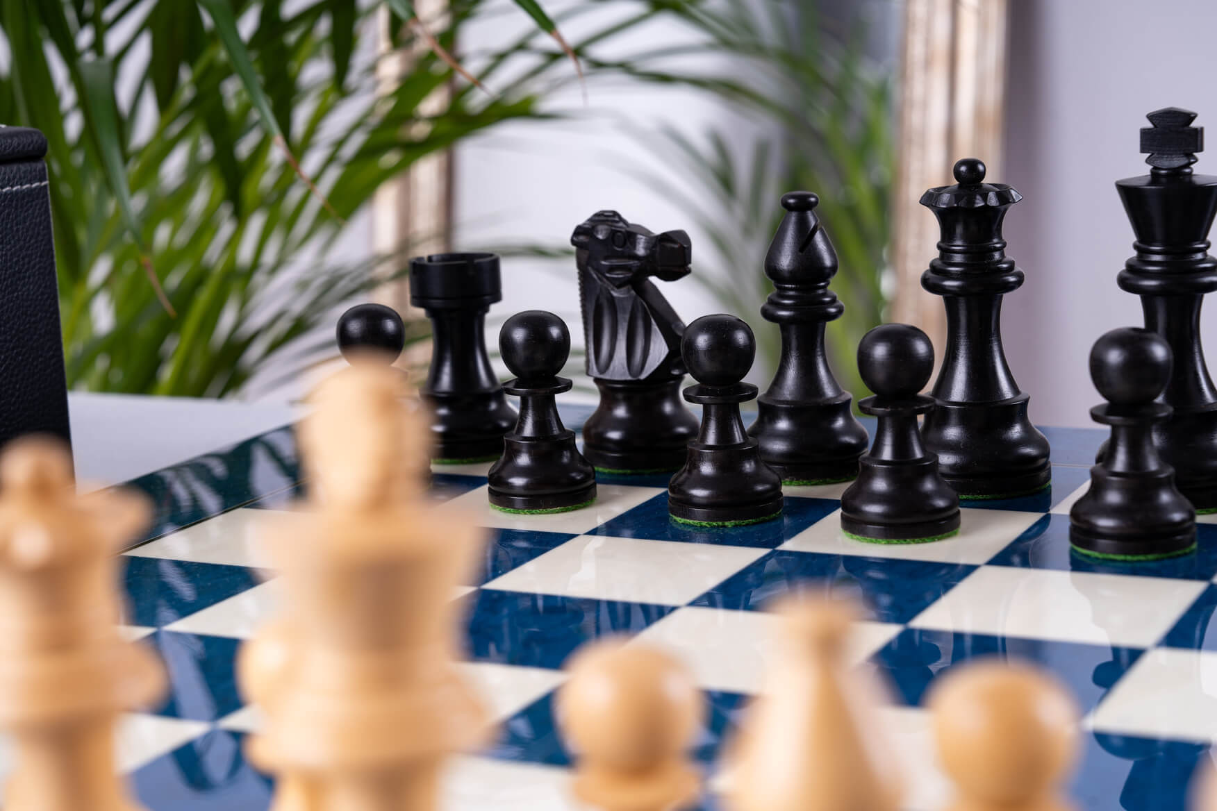 Strategist Chess Set <br>in Ash and Boxwood