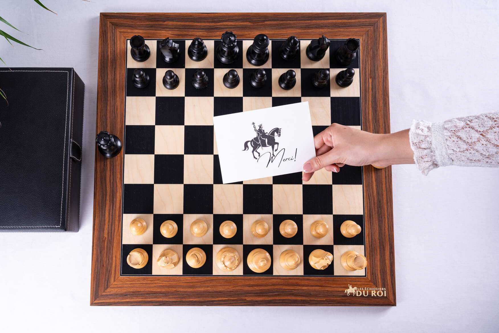 Grandmaster Chess Set <br>in Maple and Poplar Wood