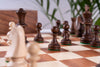 'Victory' Chess Set <br>in Mahogany Wood