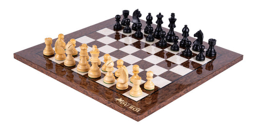 Reflective Chess Set <br>in Ash and Boxwood