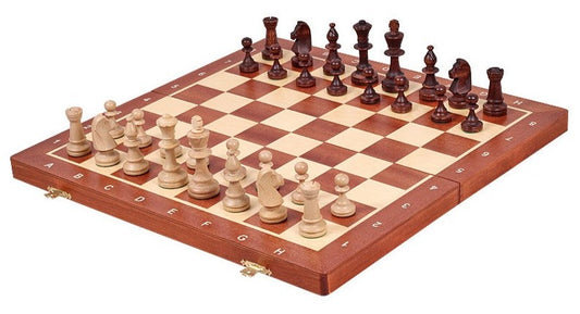 'Staunton Tournament' Chess Set <br>Crafted in Mahogany