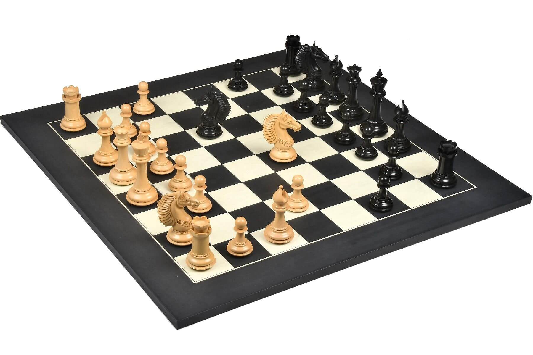 'Ultimate' Chess Set <br>Crafted in Ebony and Maple